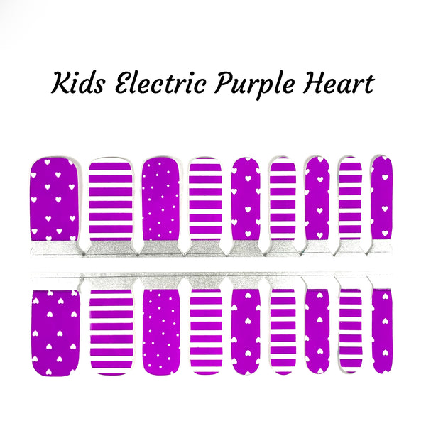 Kids Electric Purple Heart