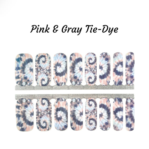 Pink & Gray Tie-Dye