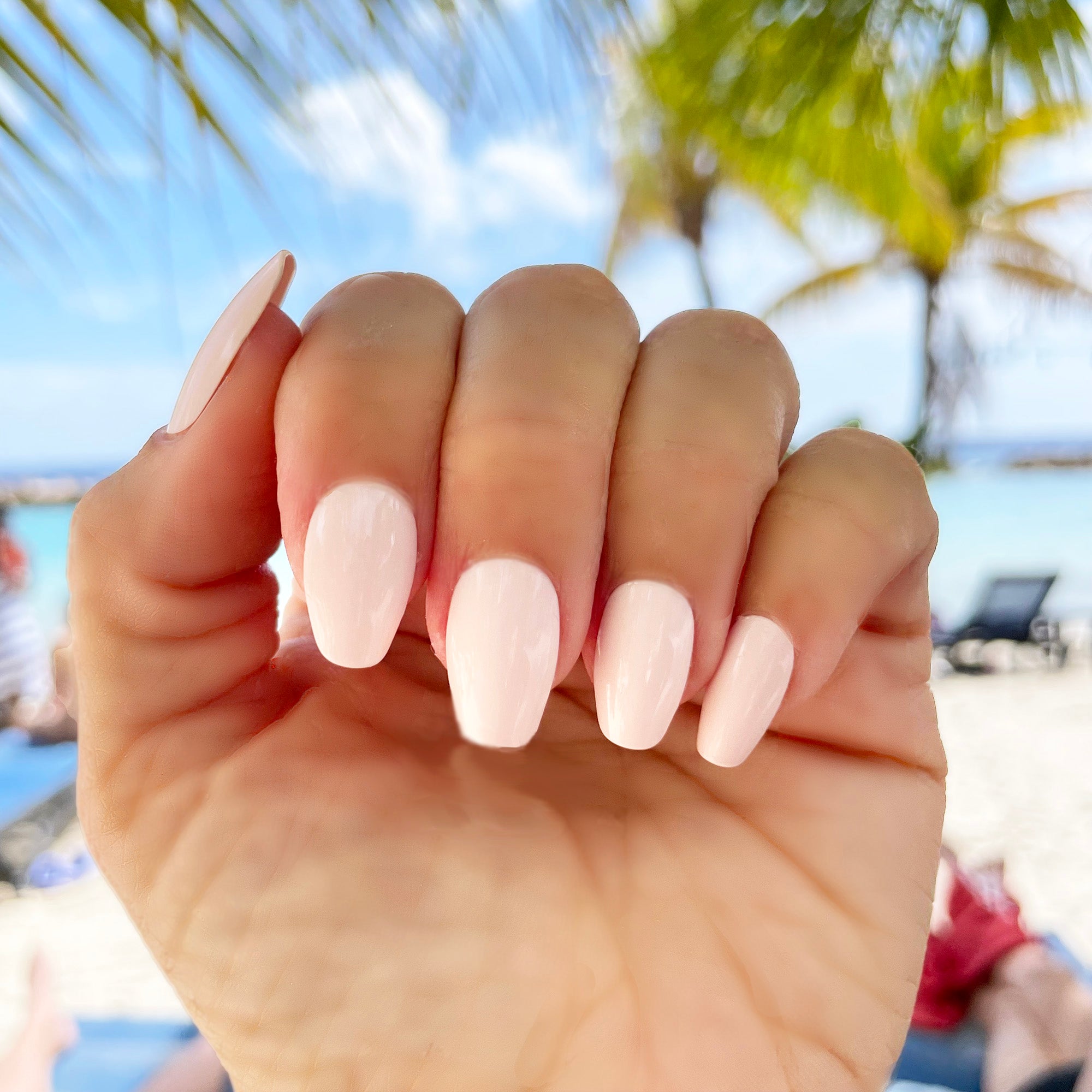 24 Pcs Press on Nails -Light Pink