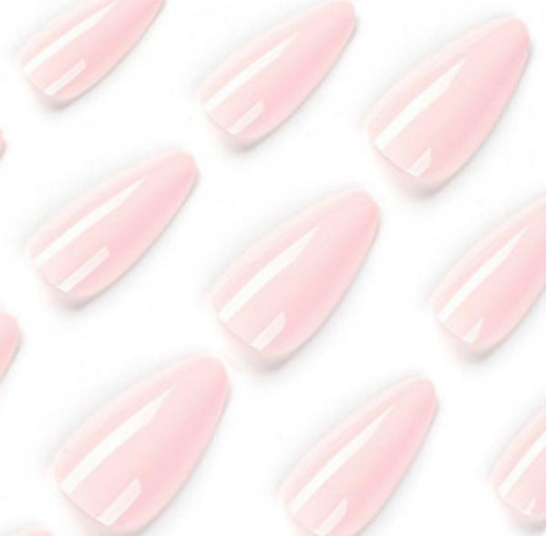 24 Pcs Press on Nails -Light Pink