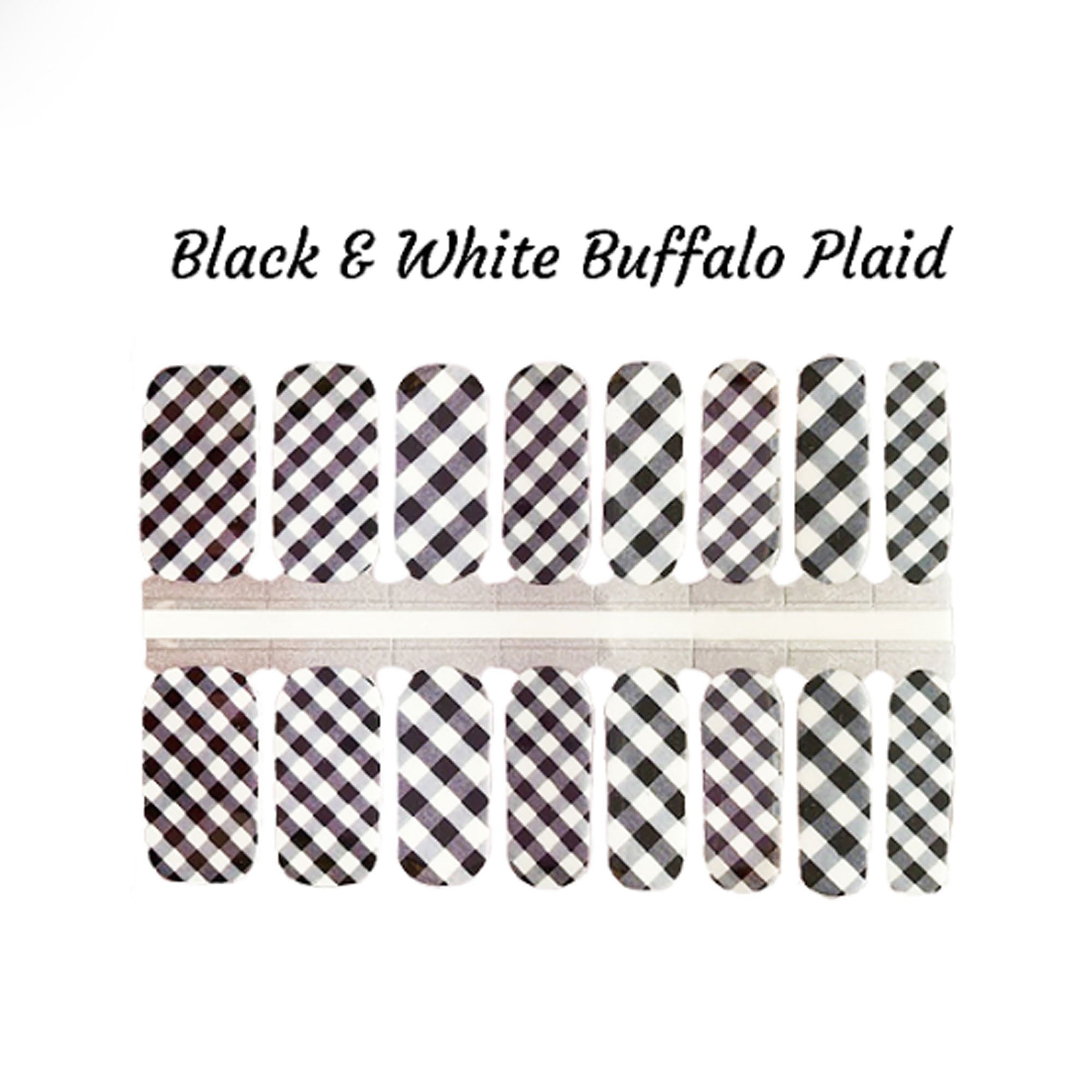 Black & White Buffalo Plaid