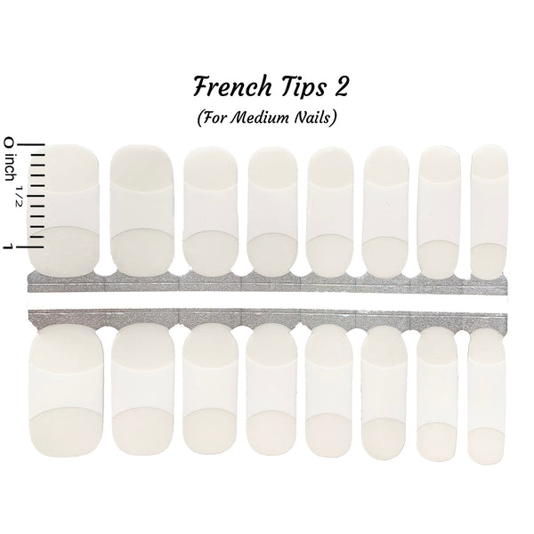 French Tips 2 (Medium Nails)
