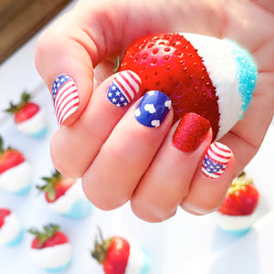 I Love America (with Red Glitter)