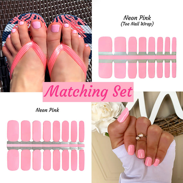 Neon Pink Toe