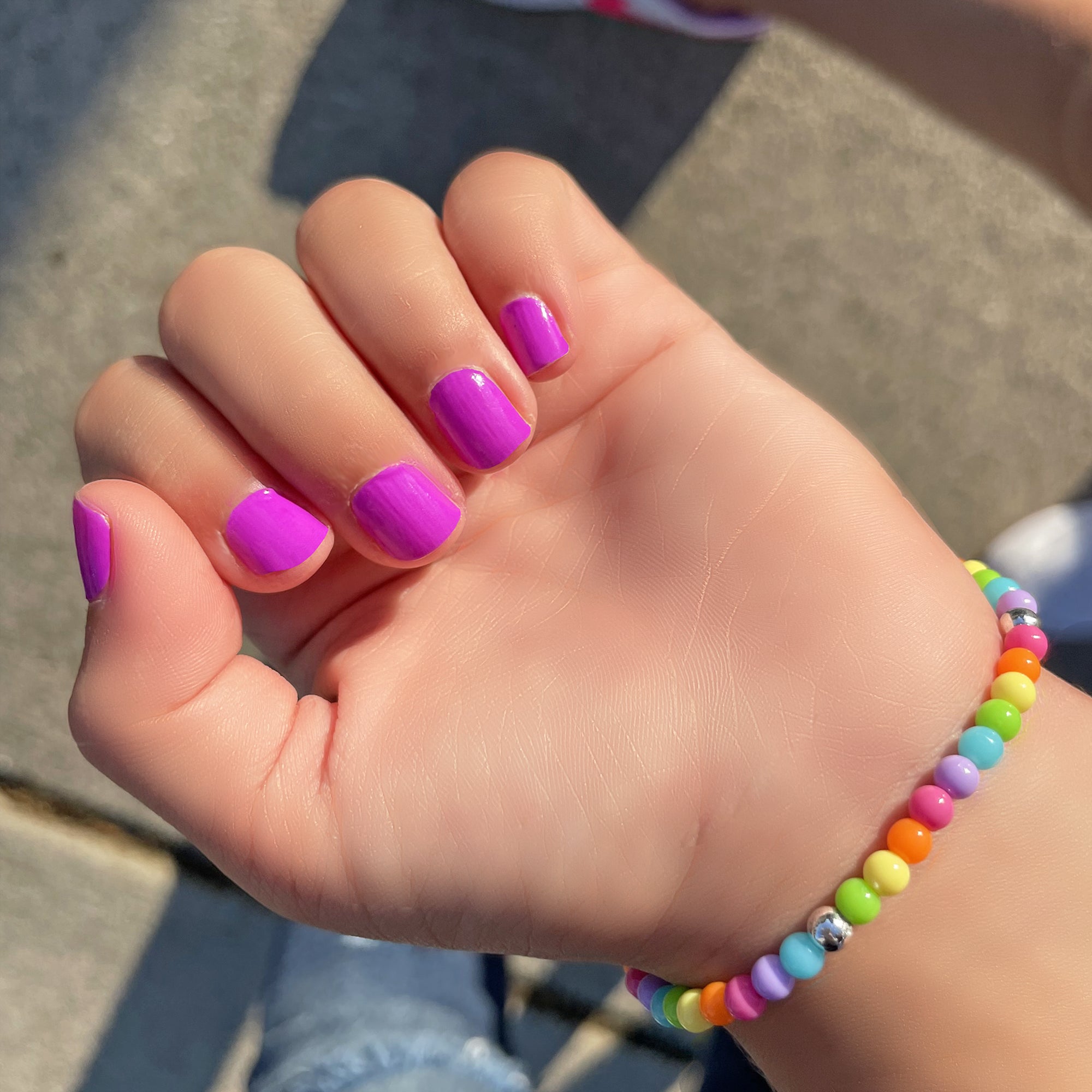 unhas de carnaval para criança