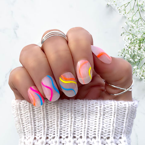 Neon Streams (Semi-Tranpsarent)