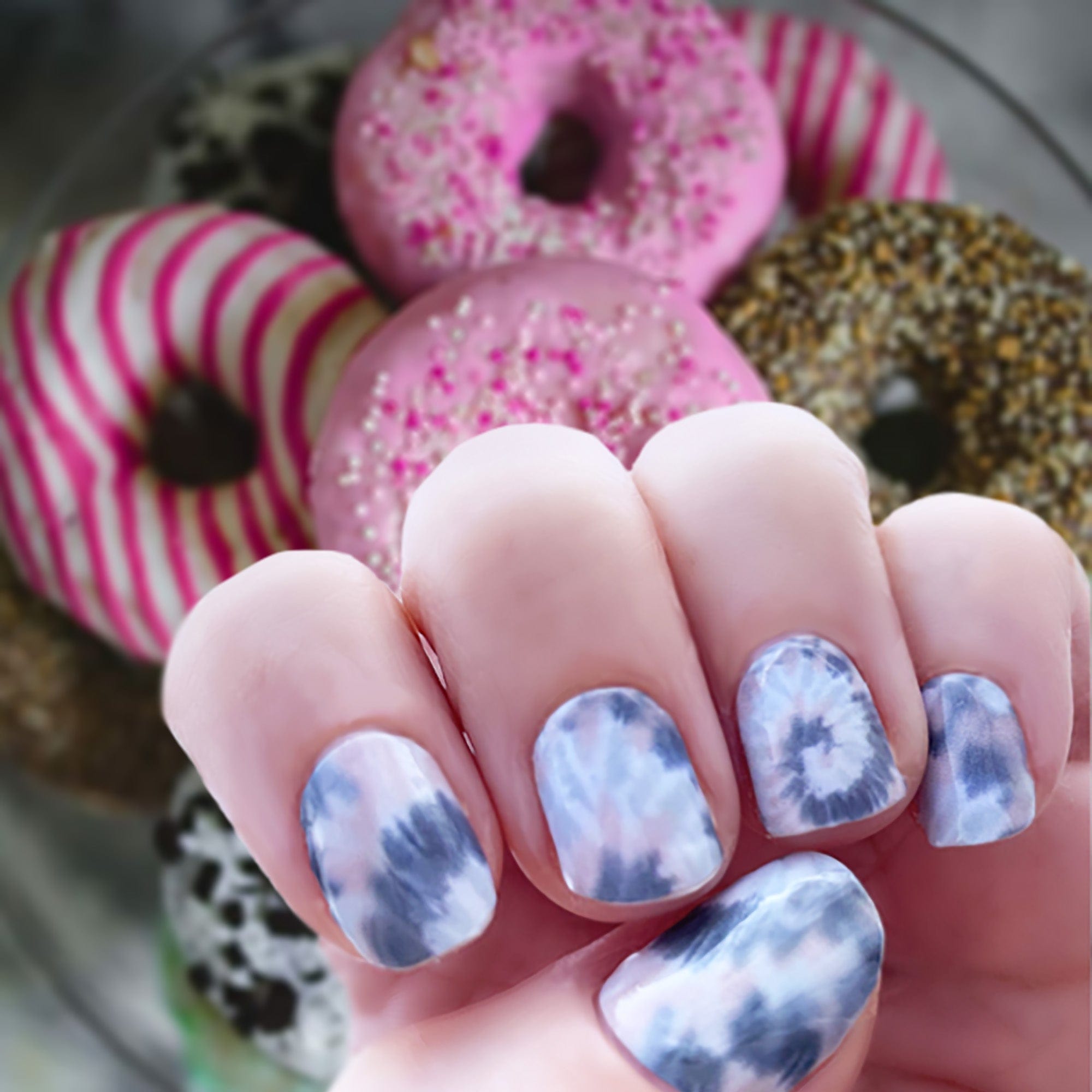 Pink & Gray Tie-Dye