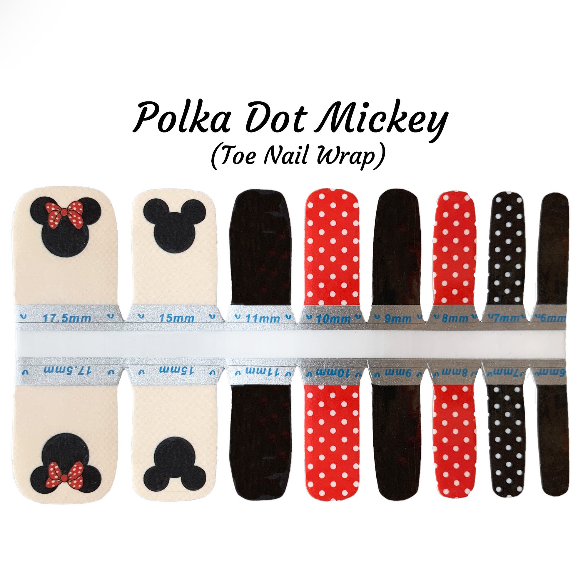 Polka Dot Mickey Toe