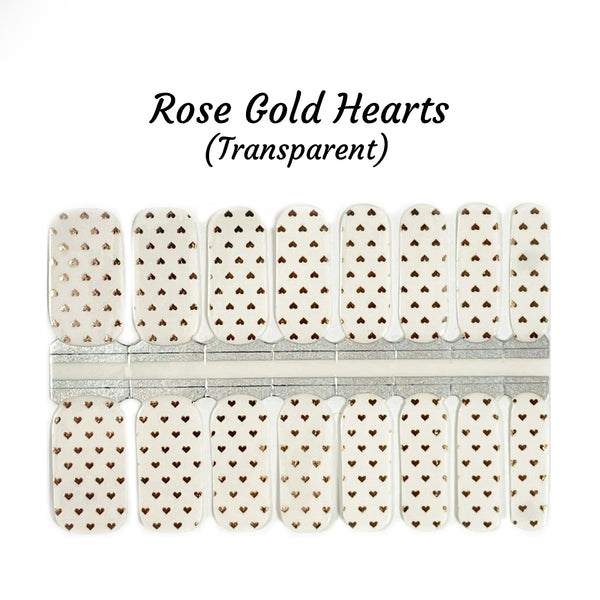 Rose Gold Hearts