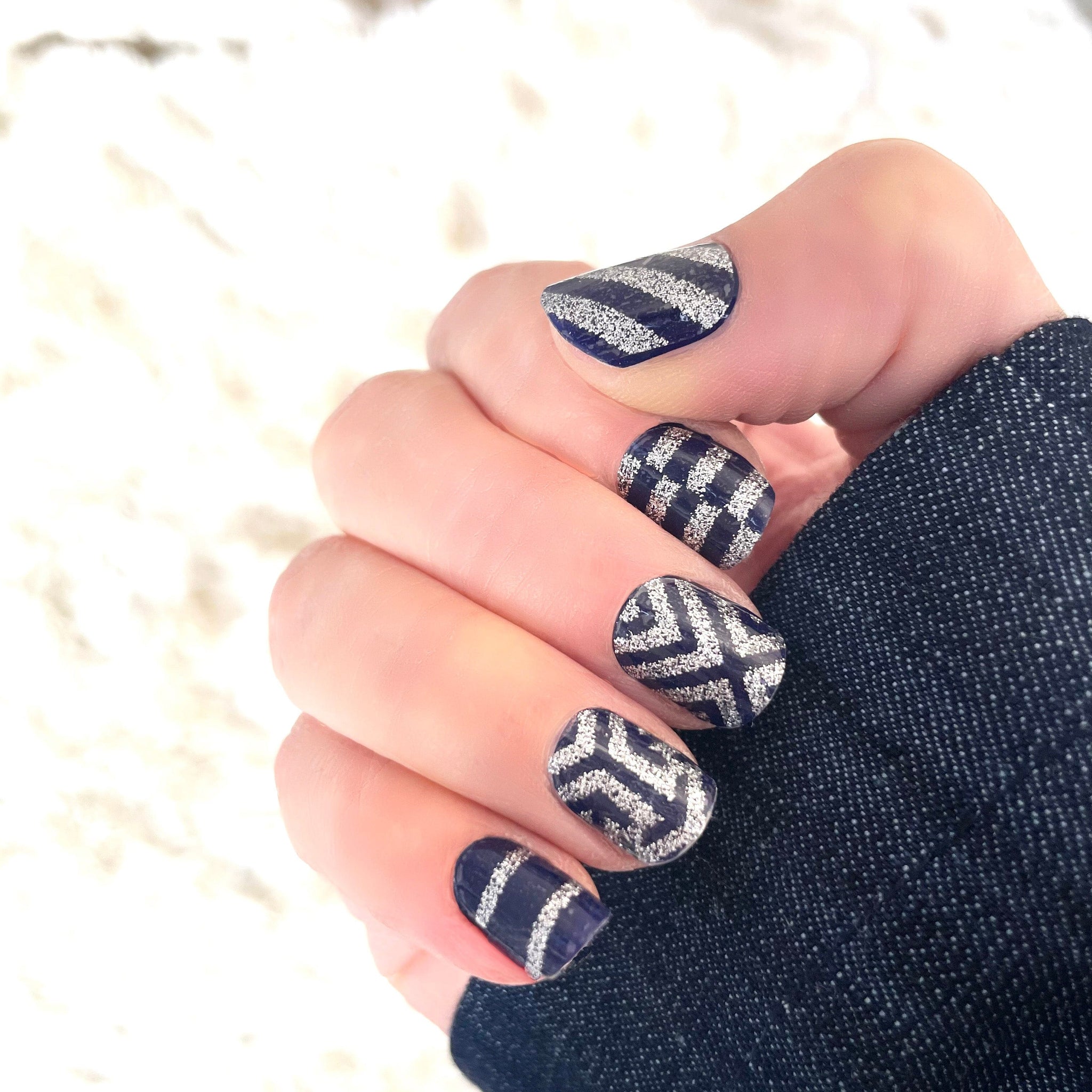 Silver Glitter Overlay
