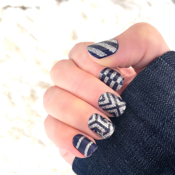Silver Glitter Overlay
