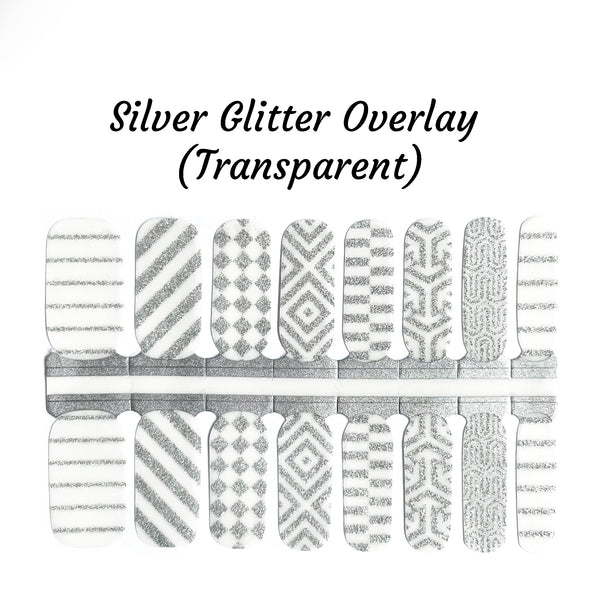 Silver Glitter Overlay