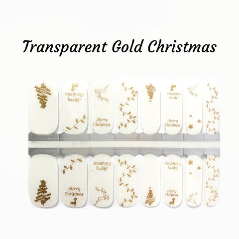 Transparent Gold Christmas
