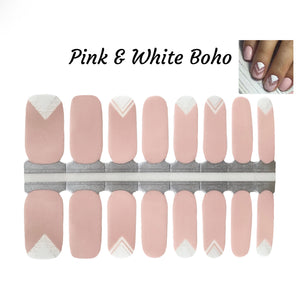 Pink & White Boho