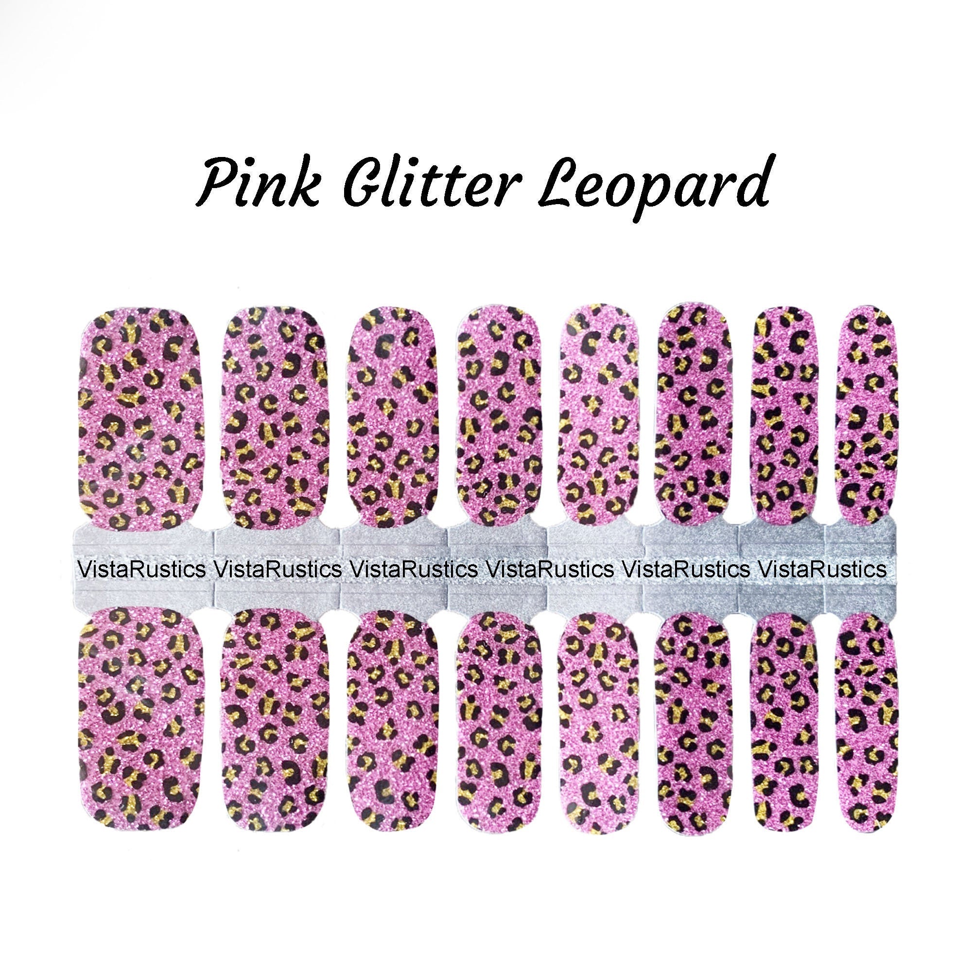 Pink Glitter Leopard my