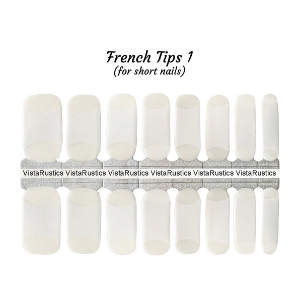 French Tips 1 (Shorter Nails)
